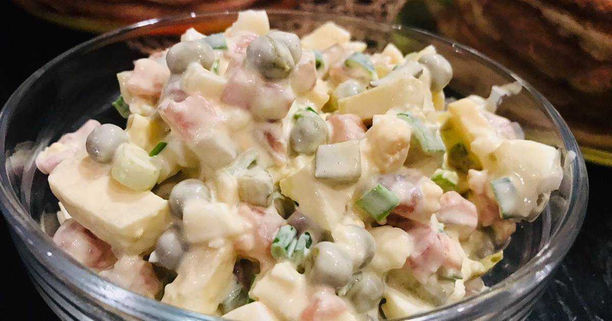 Салаты из консервированной сардины