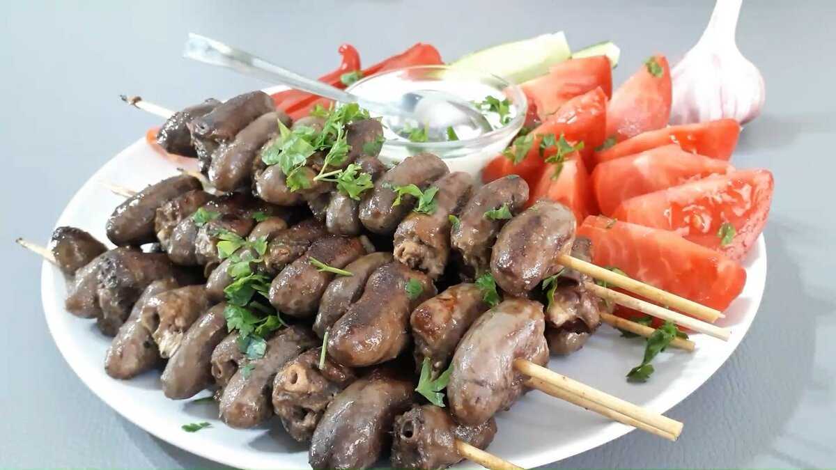 Шашлык из куриных сердечек — 4 вкусных рецепта