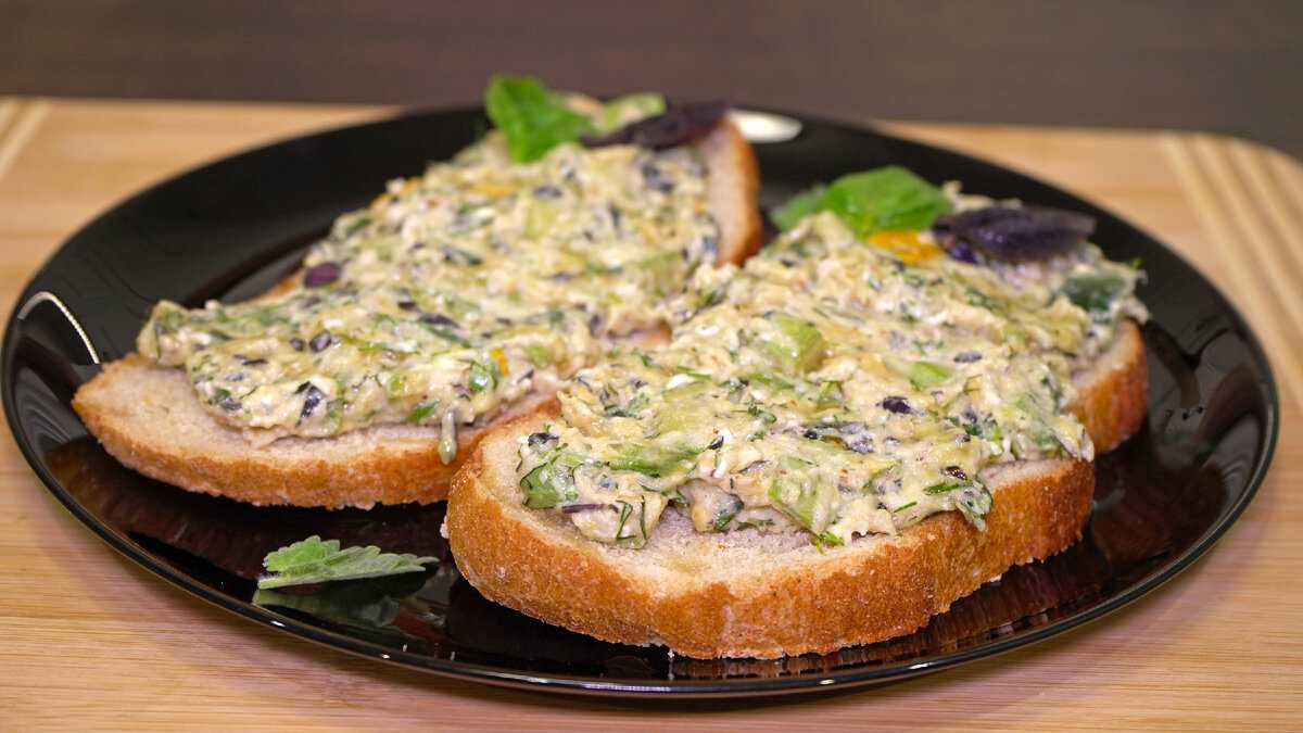 Намазки на хлеб и бутерброды 12 домашних вкусных рецептов