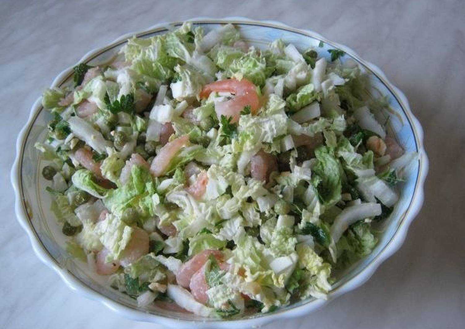 Салат из пекинской капусты с копченой колбасой и зеленым горошком за 5 минут | народные знания от кравченко анатолия