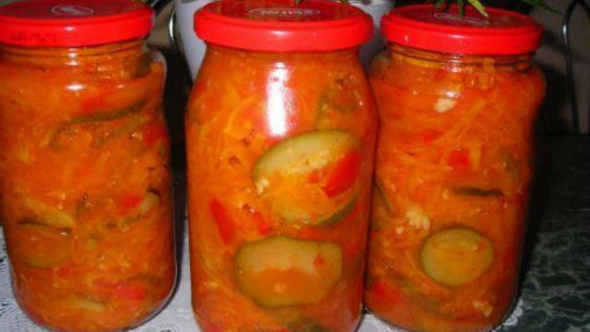 Салат «тещин язык» из кабачков — вкусные и простые рецепты