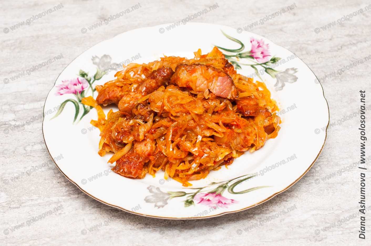 Тушеная капуста с мясом: рецепты и секреты приготовления - samchef.ru