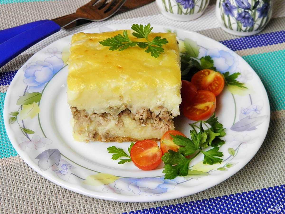 Запеканка из пюре картофельного - 7 рецептов с фаршем, сыром, грибами