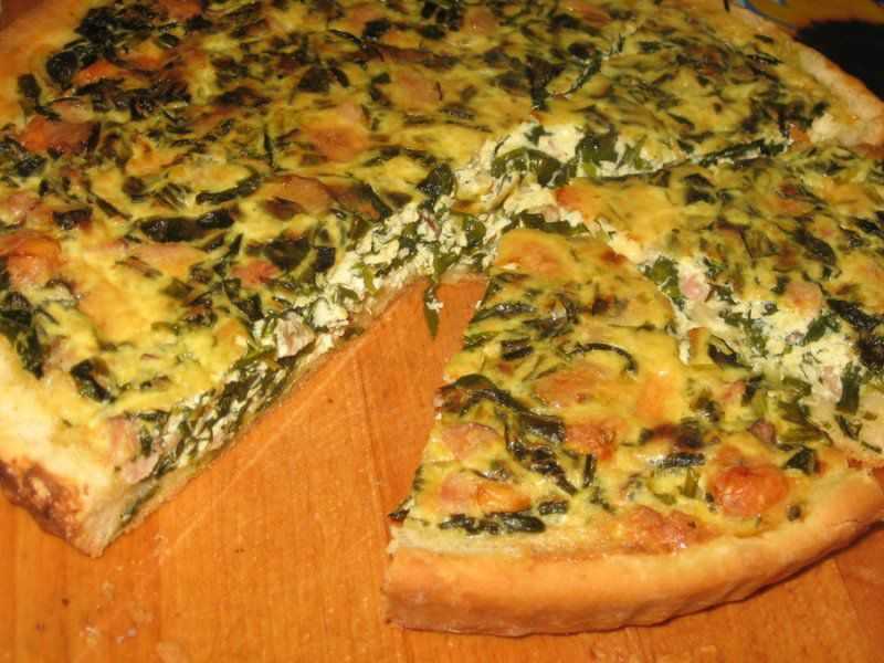 Пирожки с черемшой и яйцом