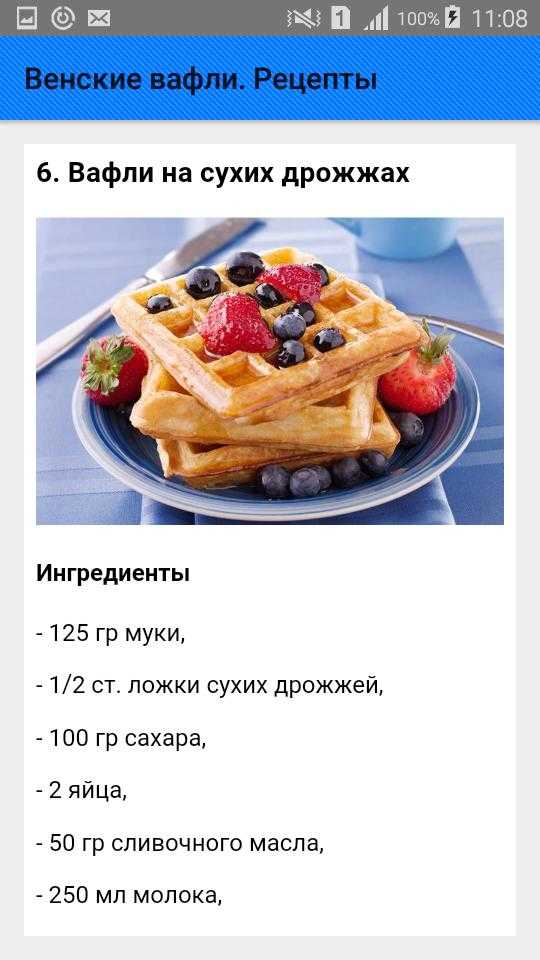 Венские вафли рецепт для гриля gfgril