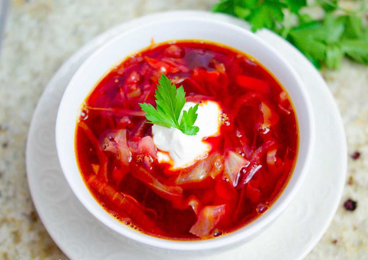 Борщ со свеклой и капустой: пошаговый рецепт с фото