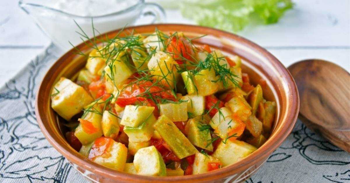 Вкусные тушеные кабачки: топ - 10 лучших рецептов с фото