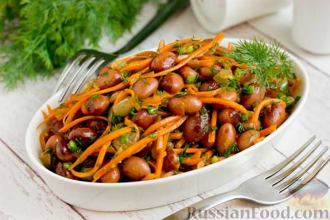 20 самых вкусных салатов с курицей и фасолью
