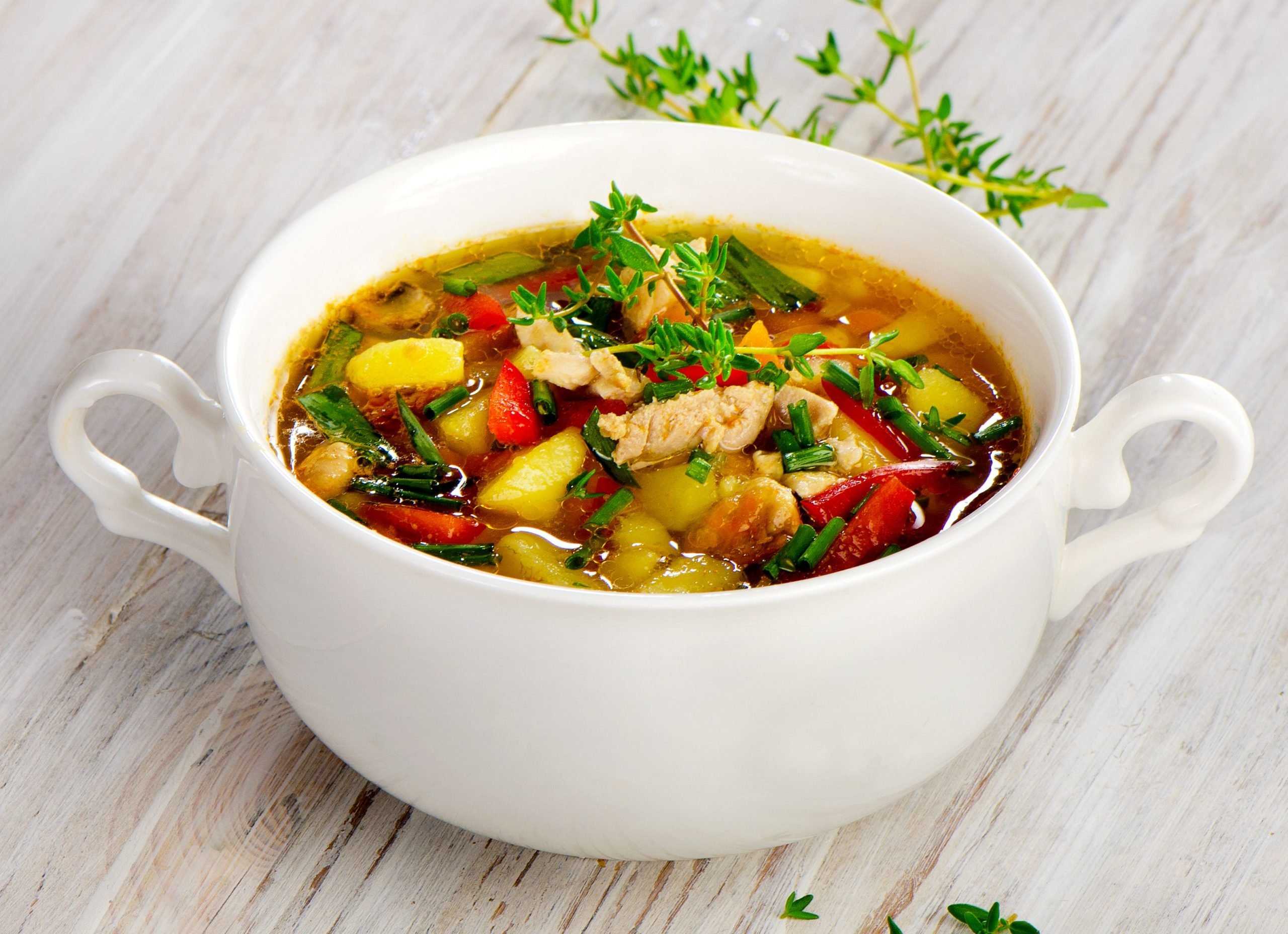 Овощной суп с цветной капустой - кушаем вкусно
