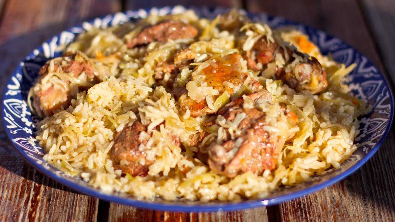 Плов по-фергански в его квинтэссенции (с изюмом, нутом и барбарисом)