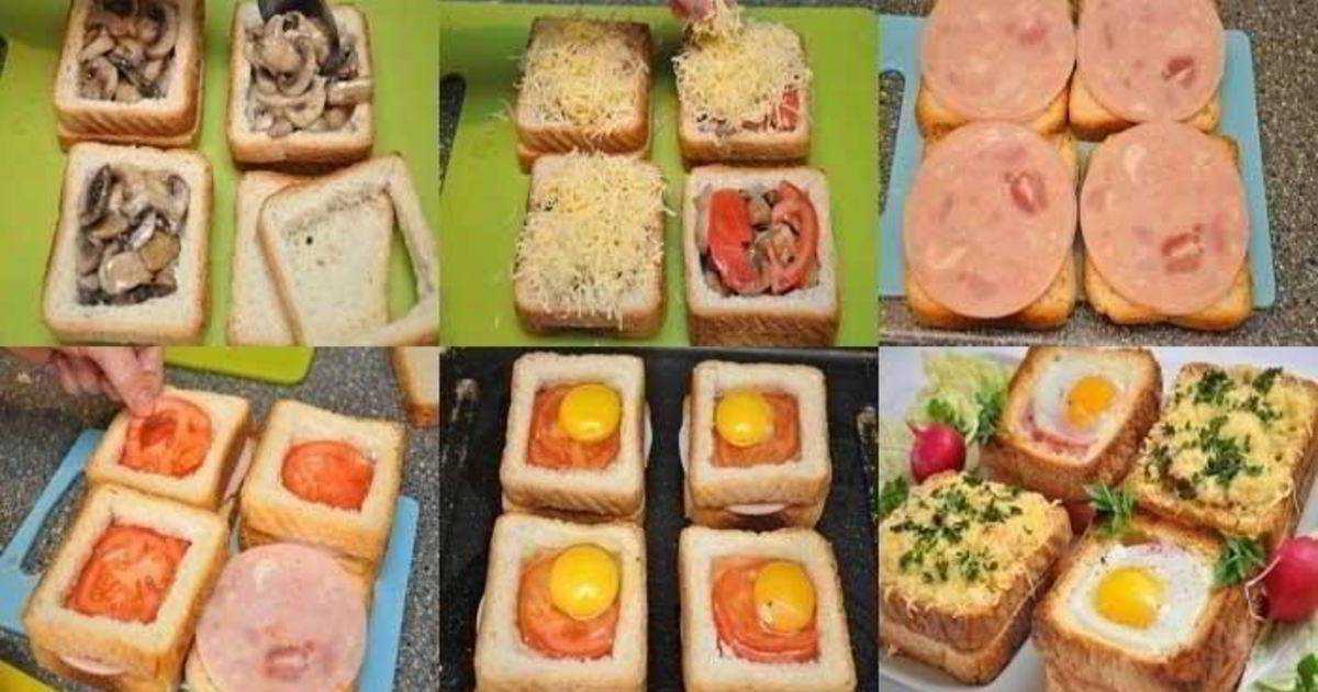 Горячие бутерброды с яйцом и сыром (3) простых рецепта