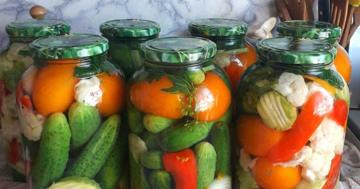 Овощное ассорти на зиму — топ 10 самых вкусных рецептов