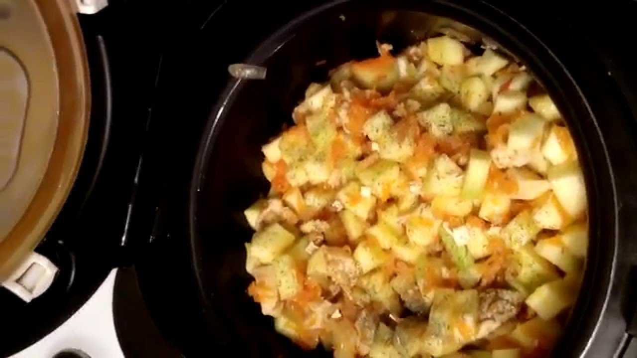 Тушеные кабачки в мультиварке: рецепт