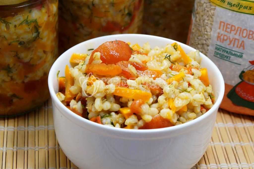 Салаты на зиму с перловкой - самые лучшие рецепты пошагово с фото