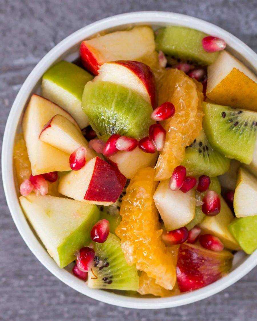 Фруктовый салат с йогуртом – очень вкусный и простой рецепт