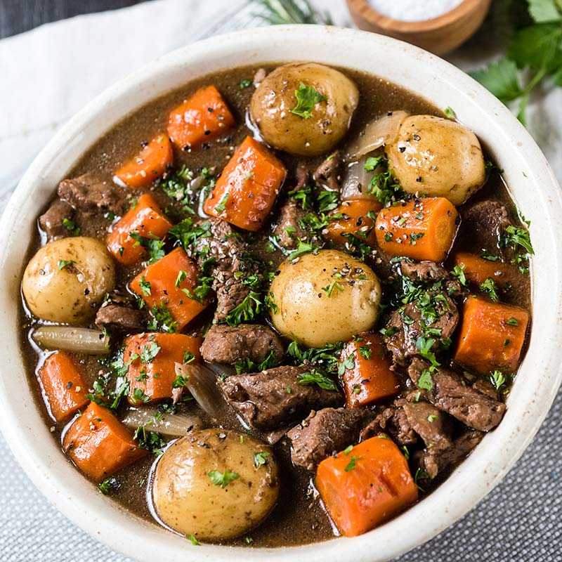 Как приготовить 🍛 рагу с мясом и картошкой по-домашнему