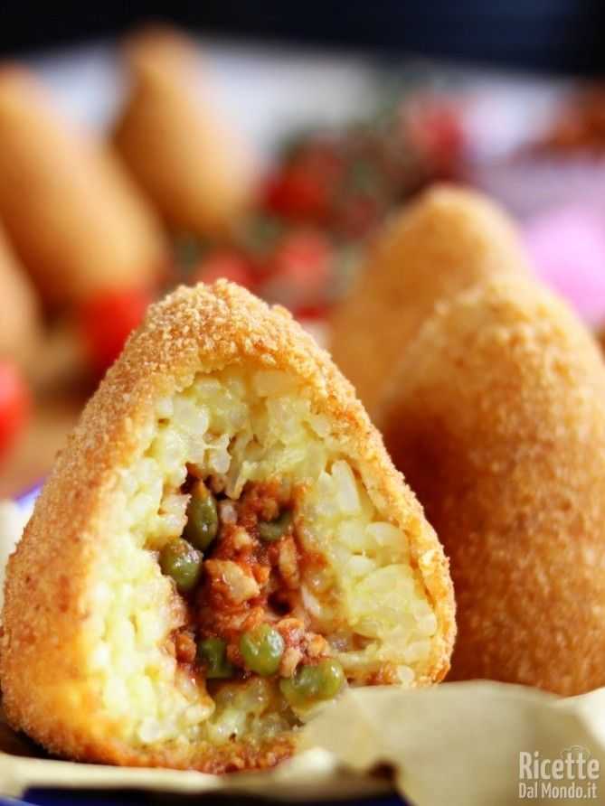 Аранчини с лесными грибами