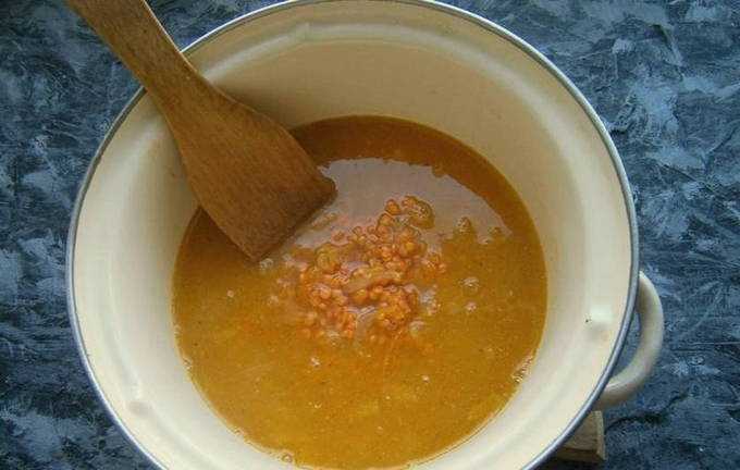 Салат с чечевицей