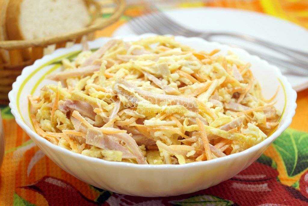 Салат с яичными блинчиками – 8 очень вкусных рецептов салатов из блинов