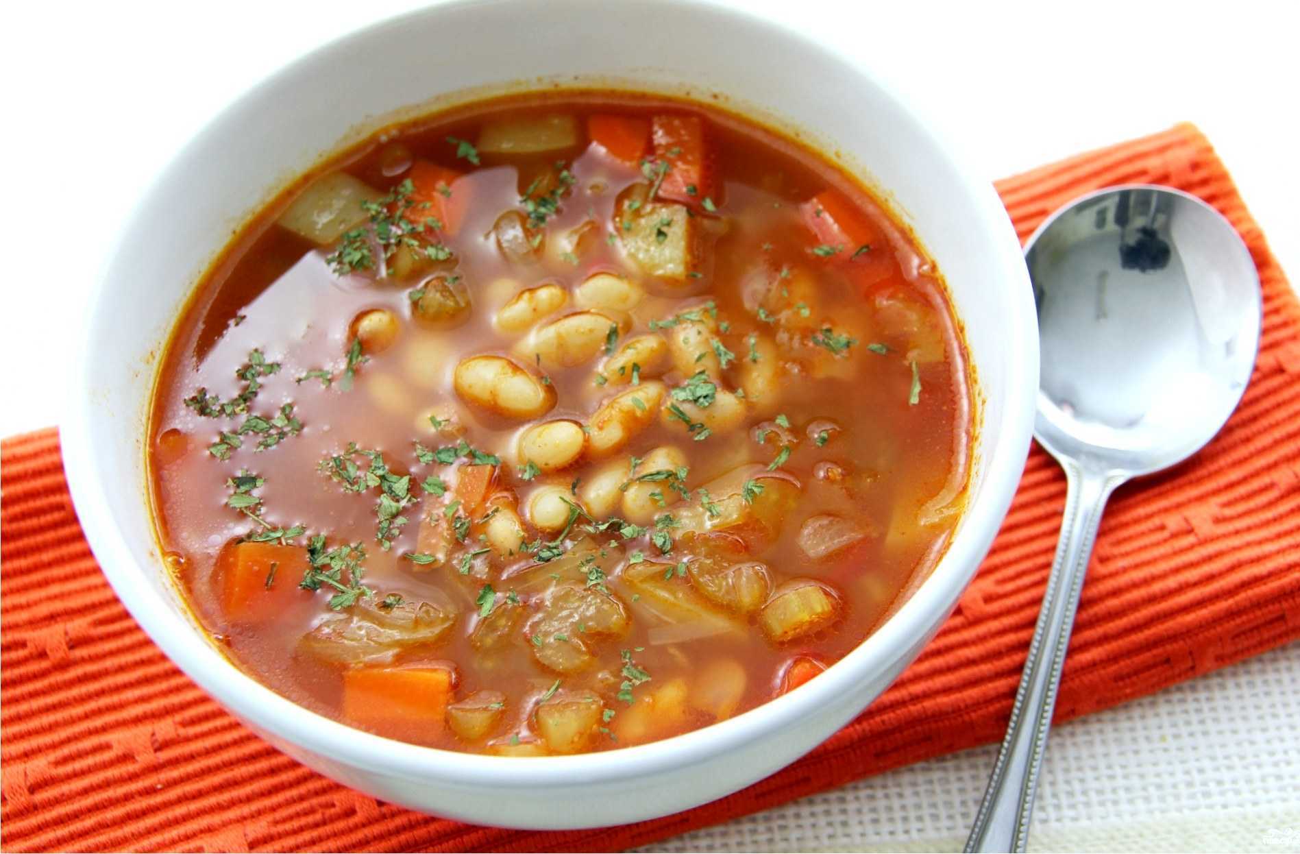 Фасолевый суп - 20 быстрых и вкусных рецептов