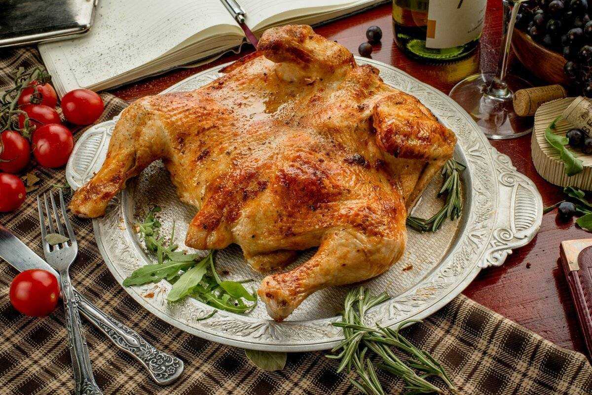 Курица целиком на решетке на мангале - 10 пошаговых фото в рецепте