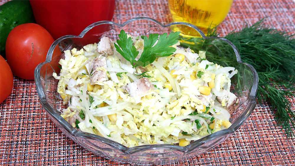 Оболдено вкусные и простые салаты с пекинской капустой