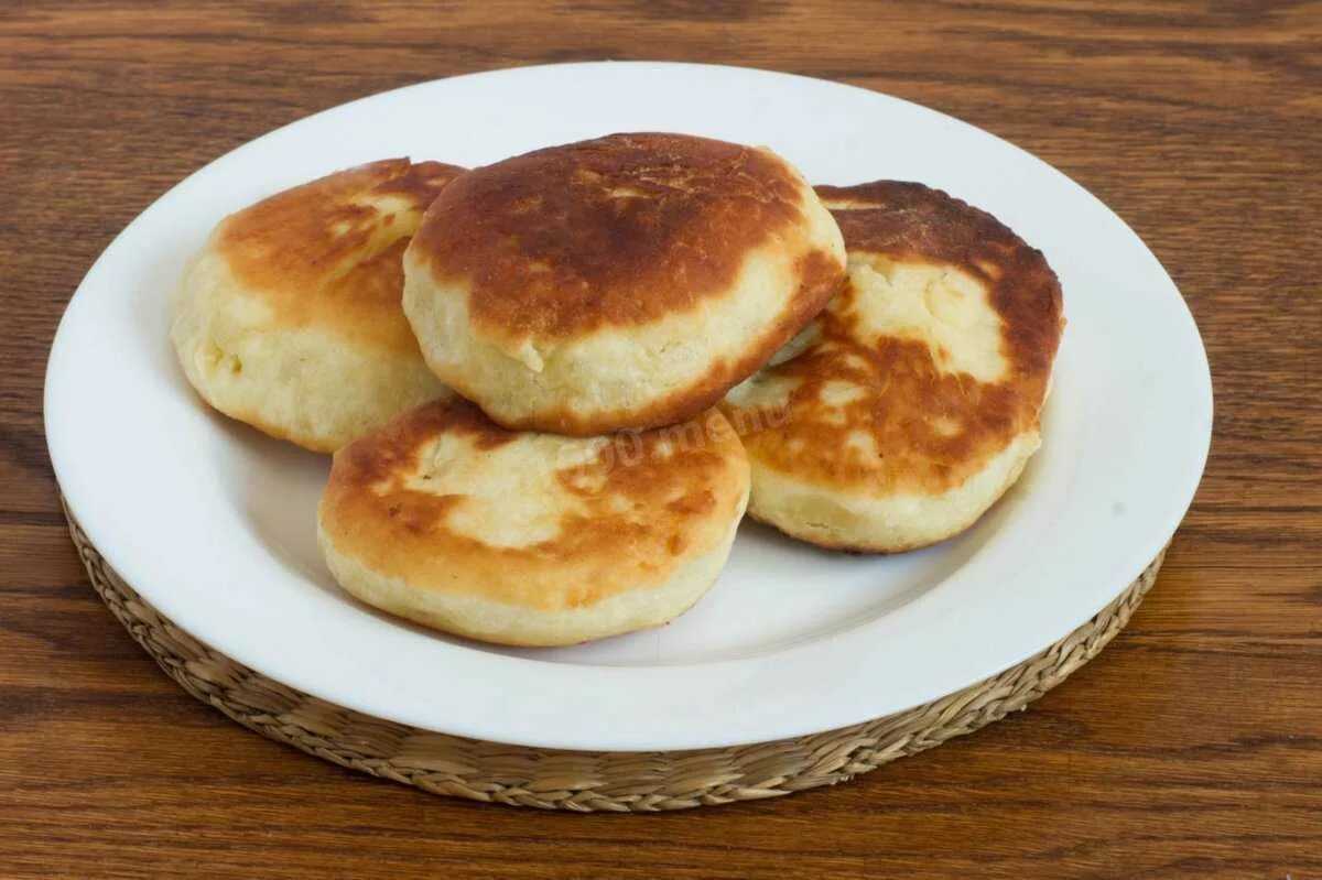 Пышки на кефире жареные на сковороде, как у бабушки