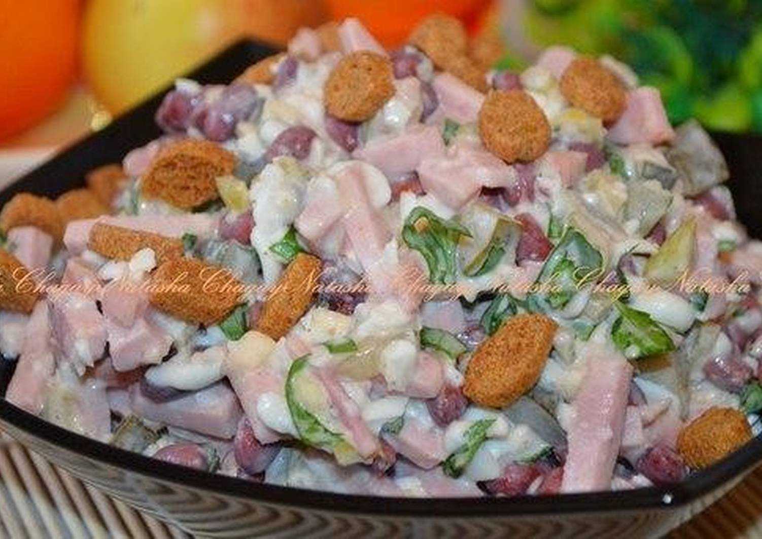 Салаты с фасолью - 20 простых и вкусных рецептов