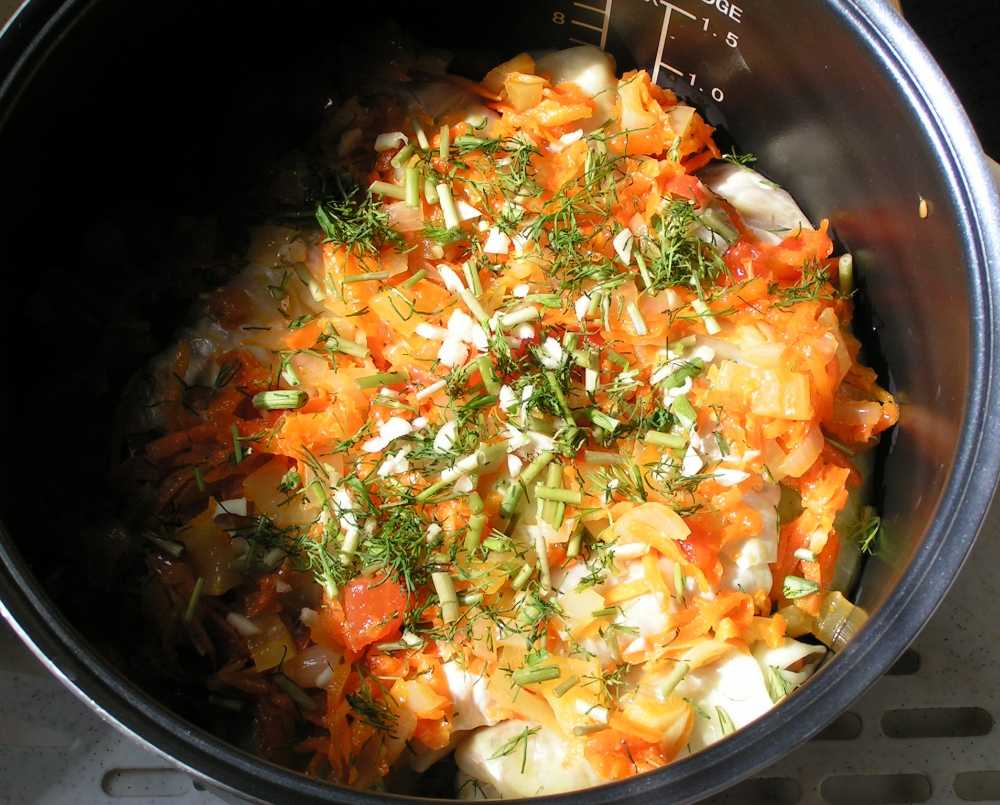 Голубцы с мясом и рисом тушеные и в мультиварке редмонд