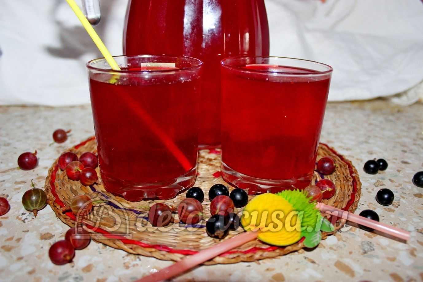 Компот из яблок и красной смородины рецепт с фото и видео - 1000.menu