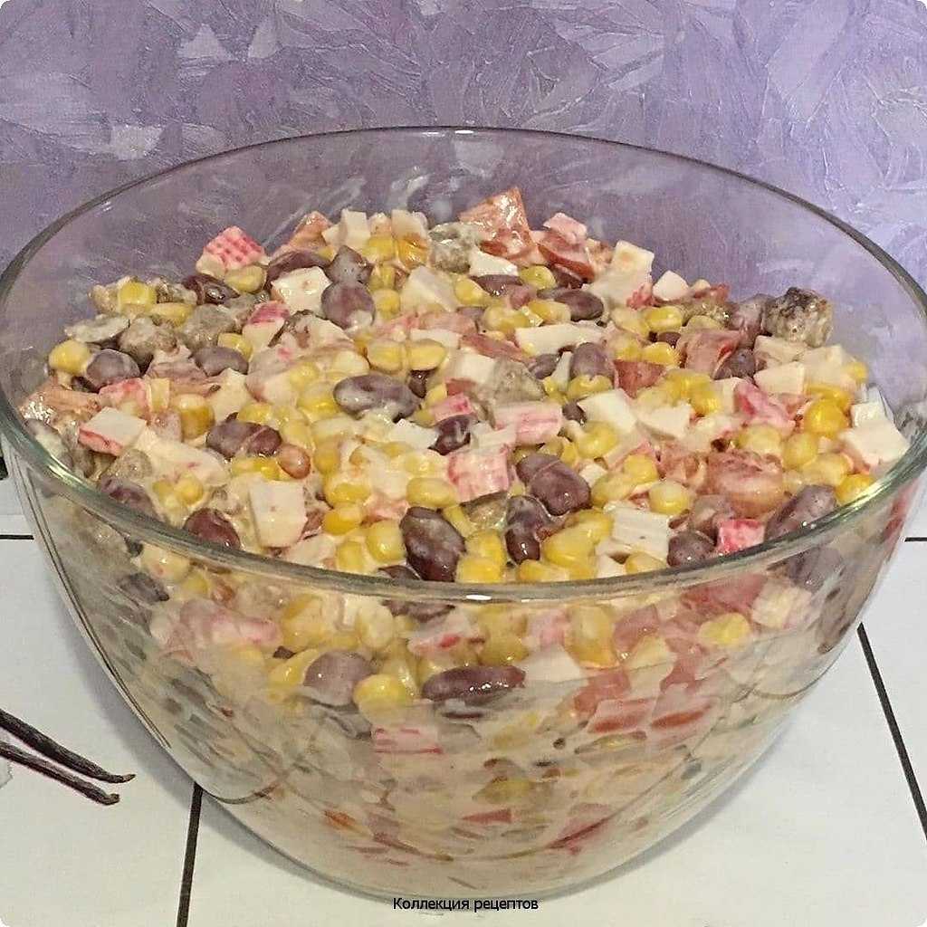 Салаты с консервированной фасолью – топ 10 очень вкусных рецептов