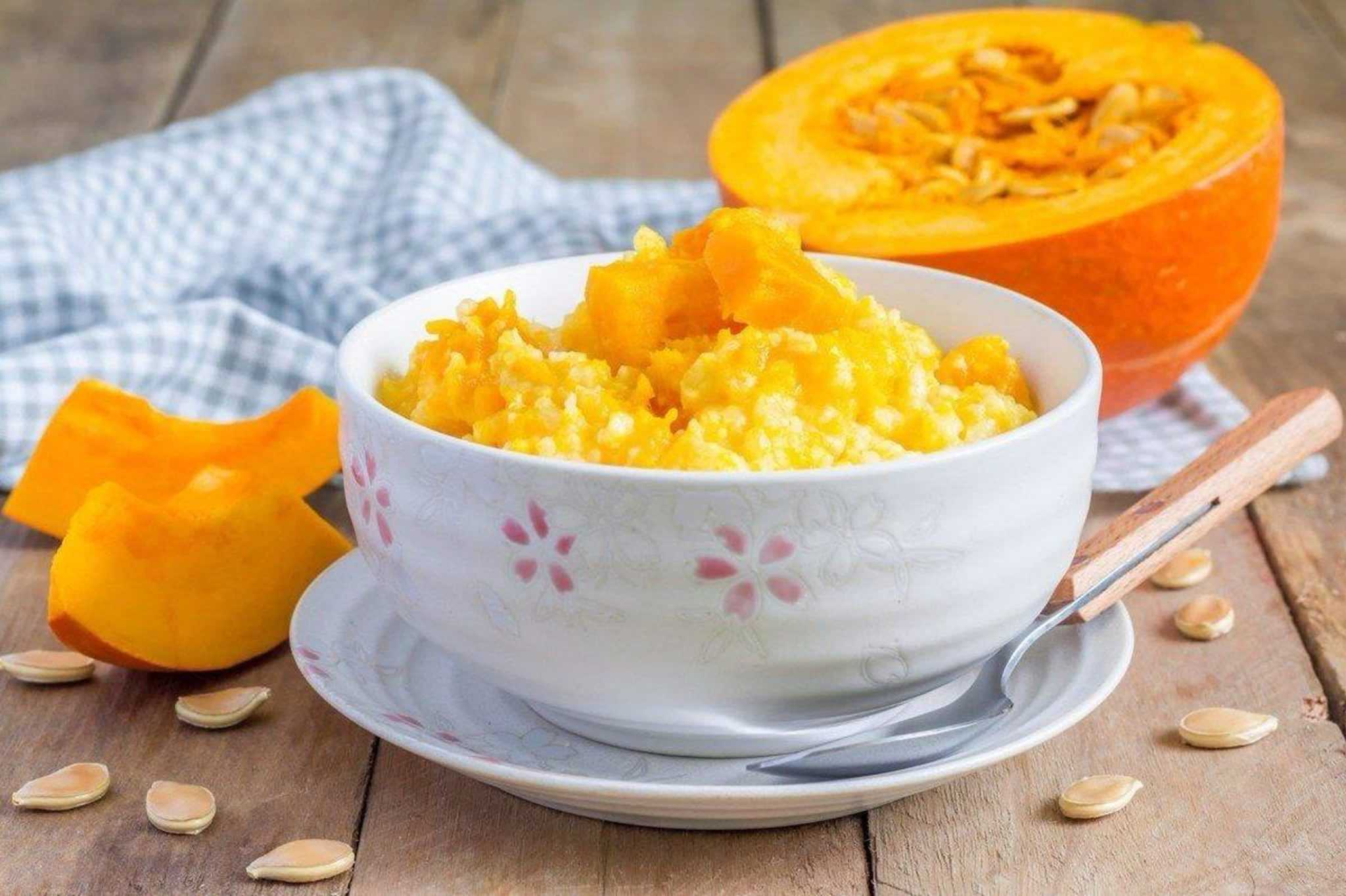 Каша из тыквы – вкусные рецепты с фото, быстро и полезно