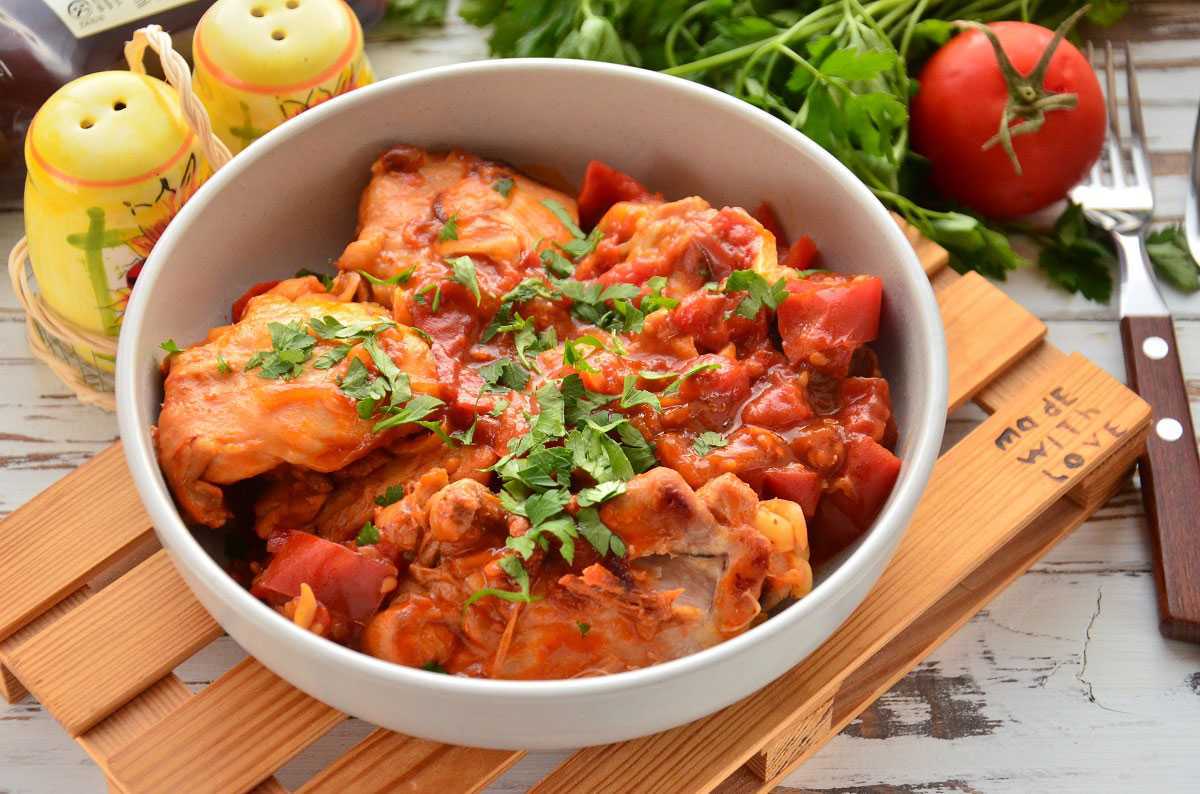 Чахохбили из курицы пошаговый рецепт