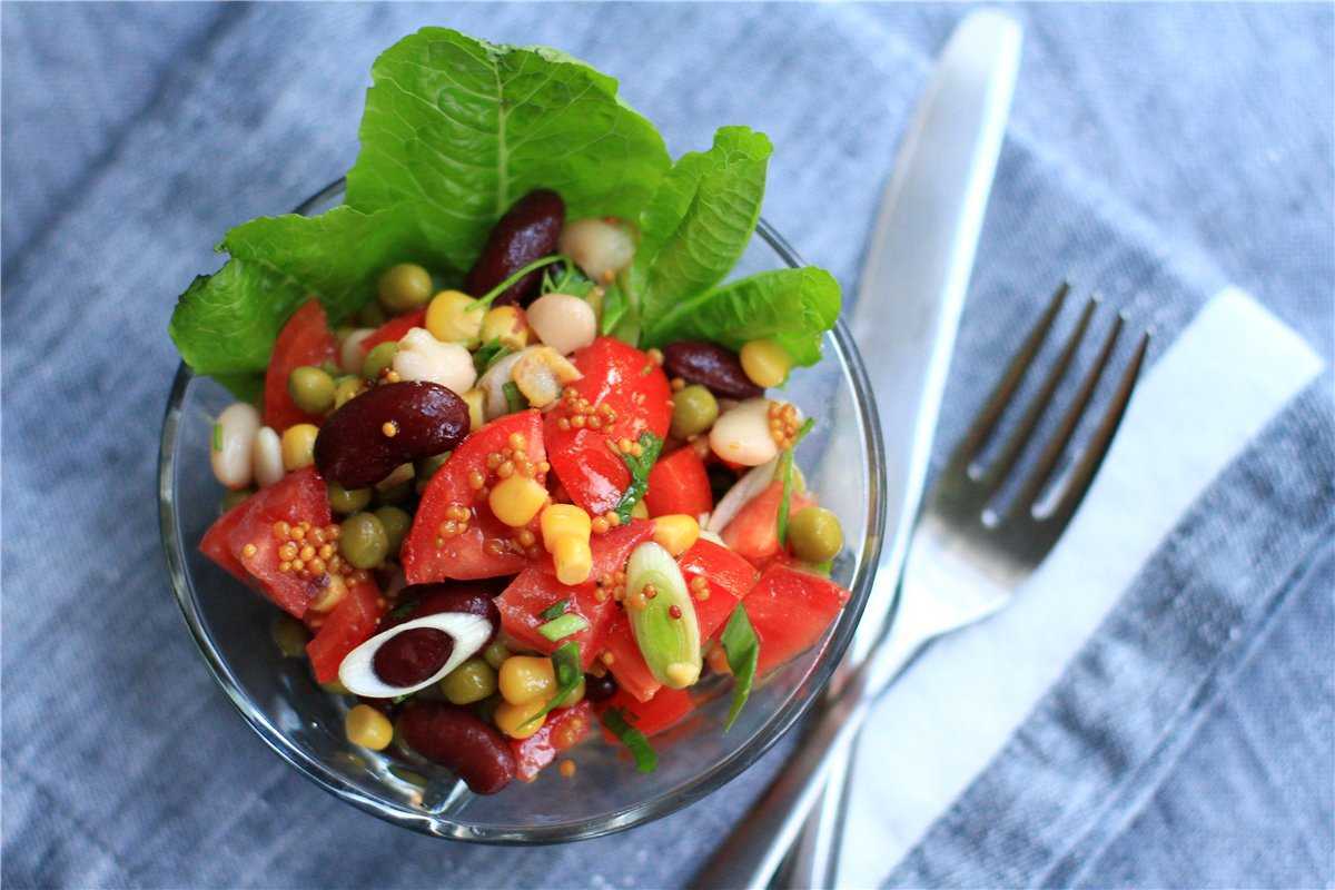 Салат с фасолью и курицей – 8 рецептов