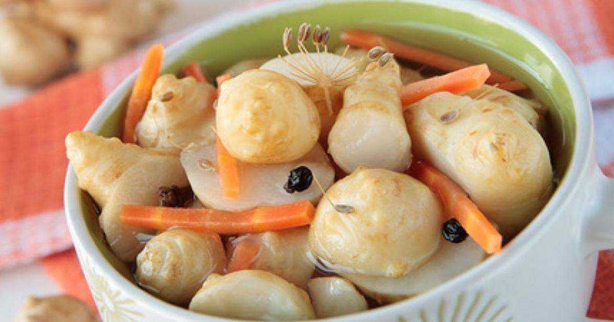 Маринованный топинамбур на зиму