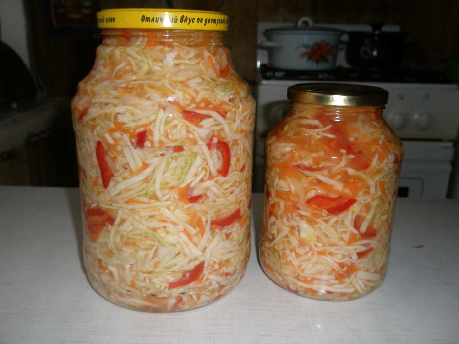 Салат из капусты на зиму: топ-10 самые вкусные рецепты с фото