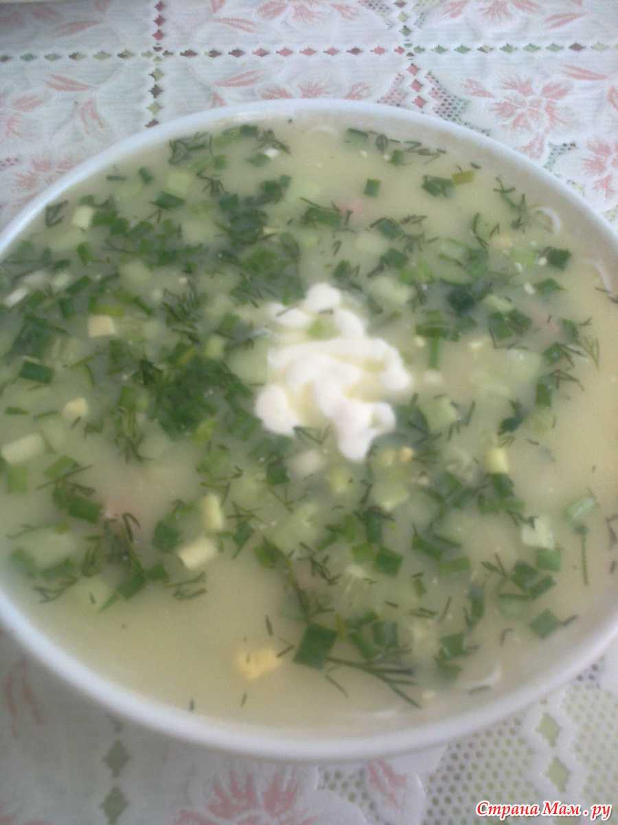 Окрошка с рыбой - рецепты приготовления
