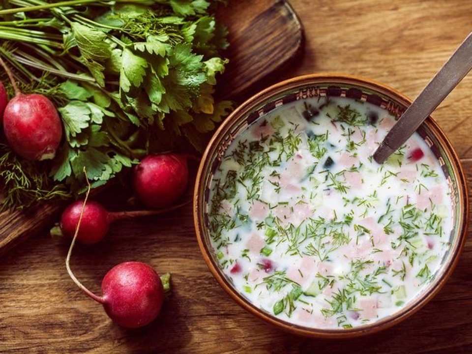 Окрошка классическая с колбасой — 8 рецептов приготовления