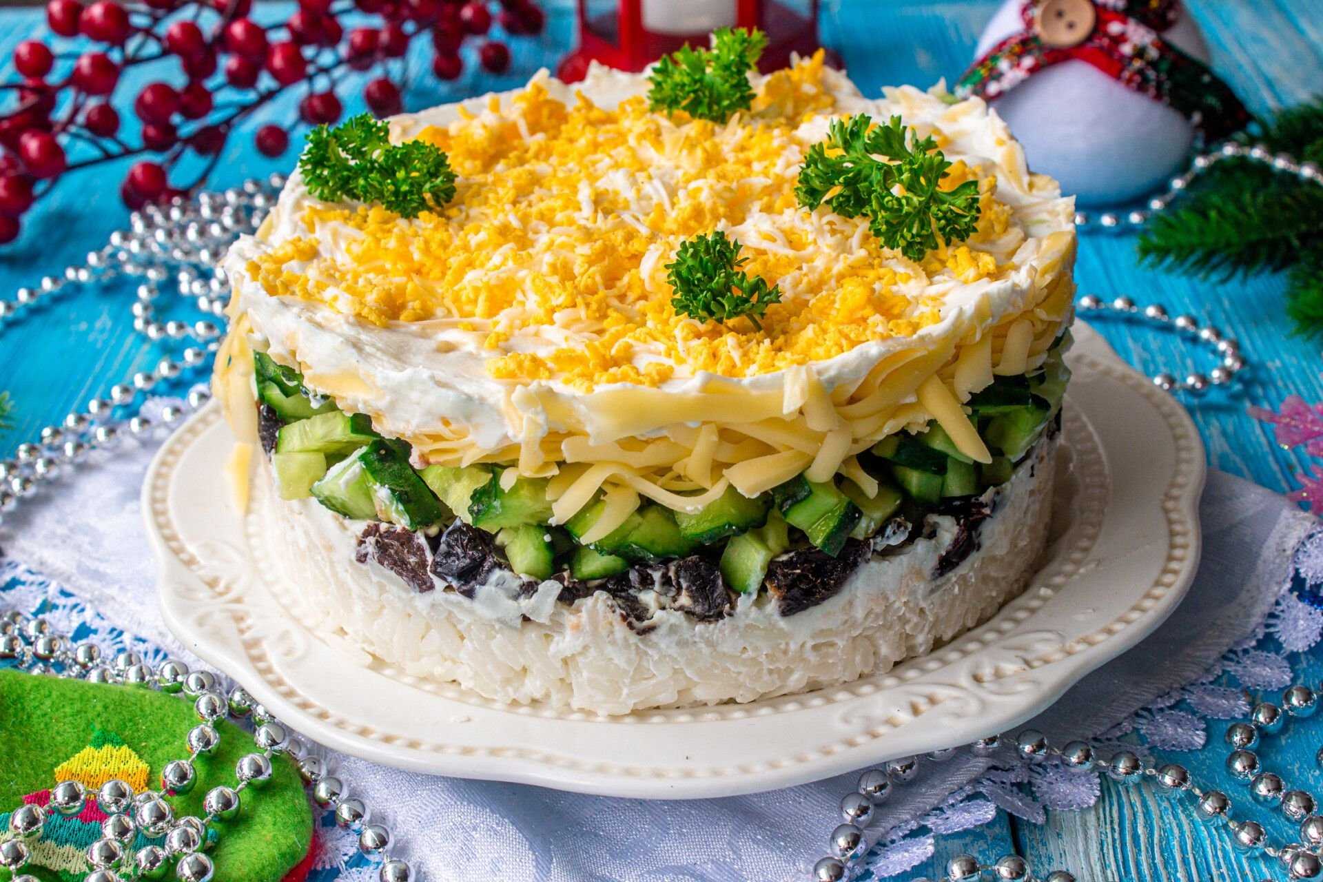 Салат прага с курицей и черносливом: пошаговые рецепты с фото
