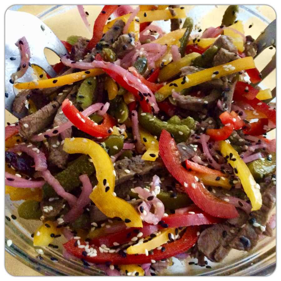 Теплый салат с говядиной – 7 вкусных рецептов