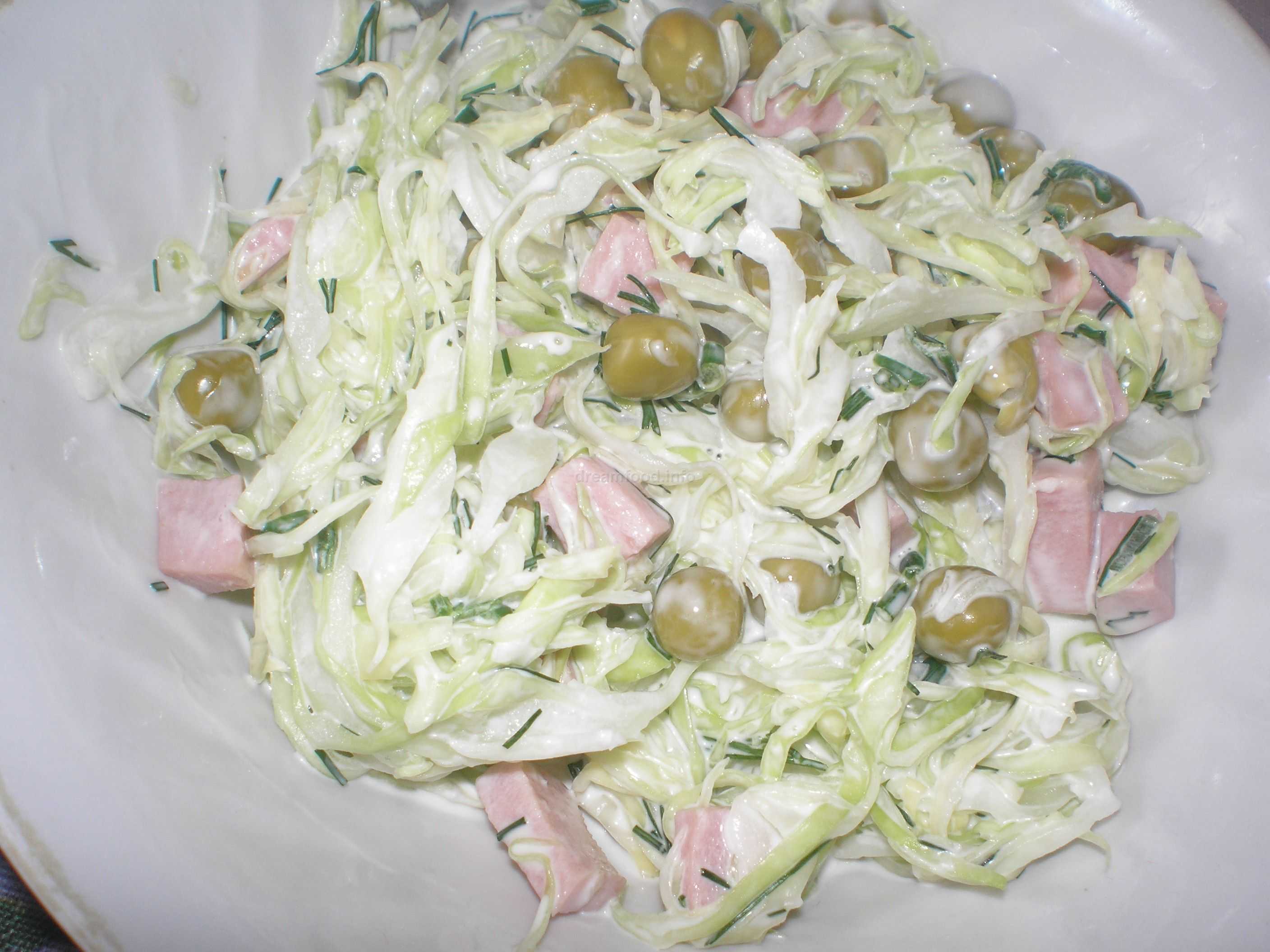 Вкусные салаты с капустой, колбасой и кукурузой – проовощи.ру