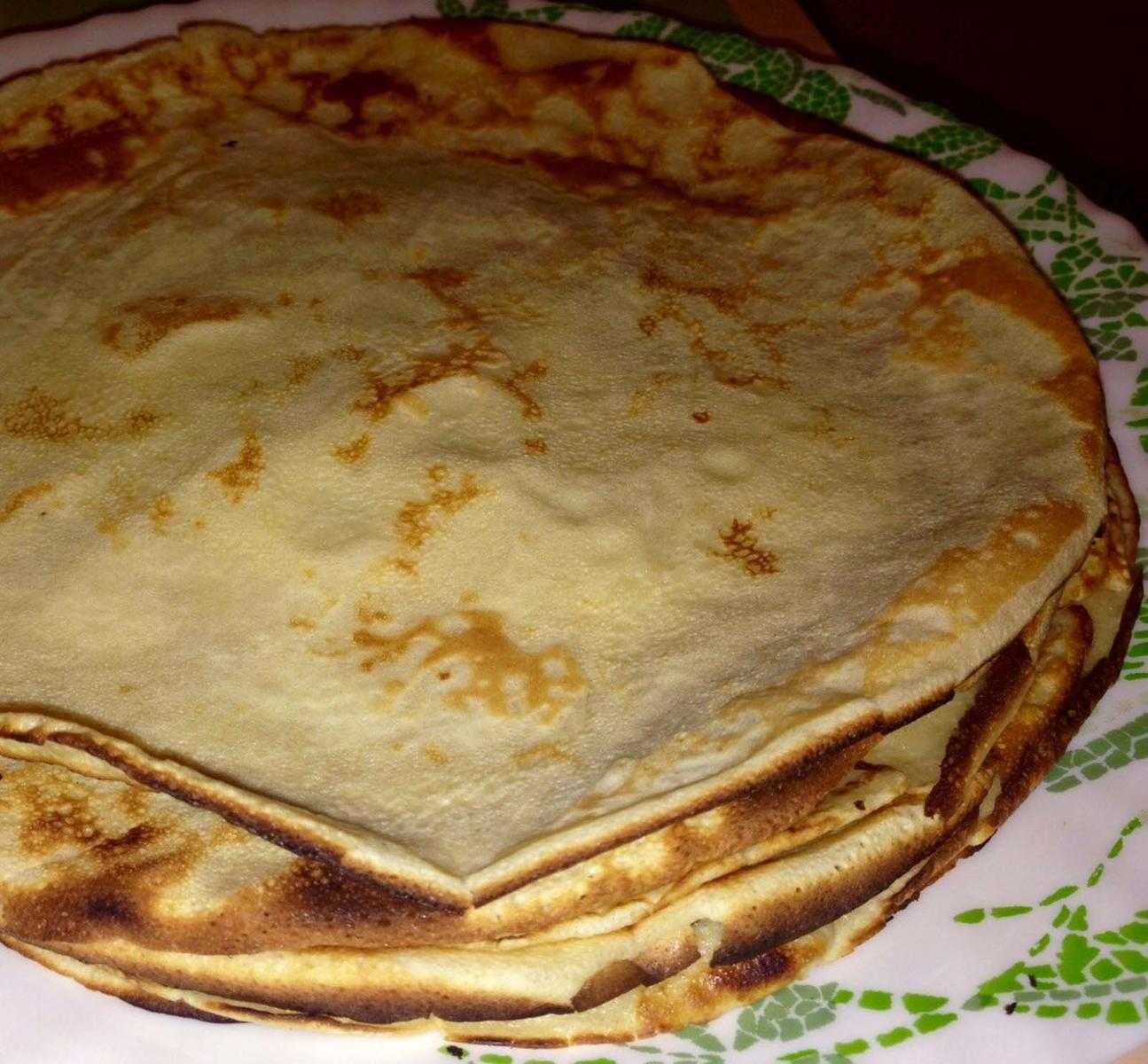 Блинчики на сливках
