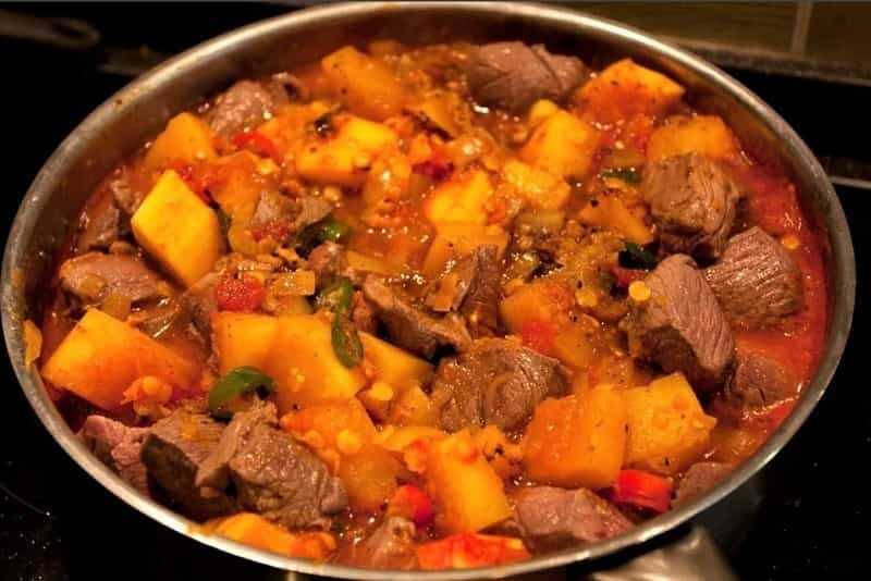 Баранина, тушёная с овощами: пошаговые рецепты с фото
