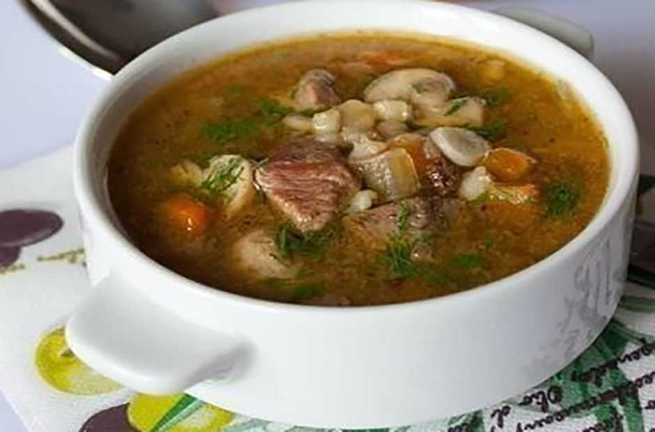 Щи грибные с перловкой - вкусные рецепты