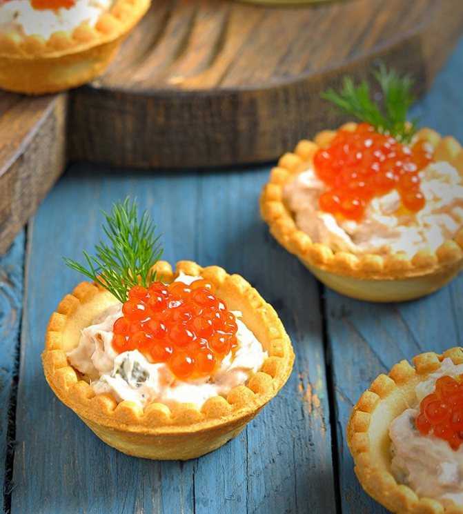 Тарталетки с начинками на праздничный стол - самые простые и вкусные рецепты начинки