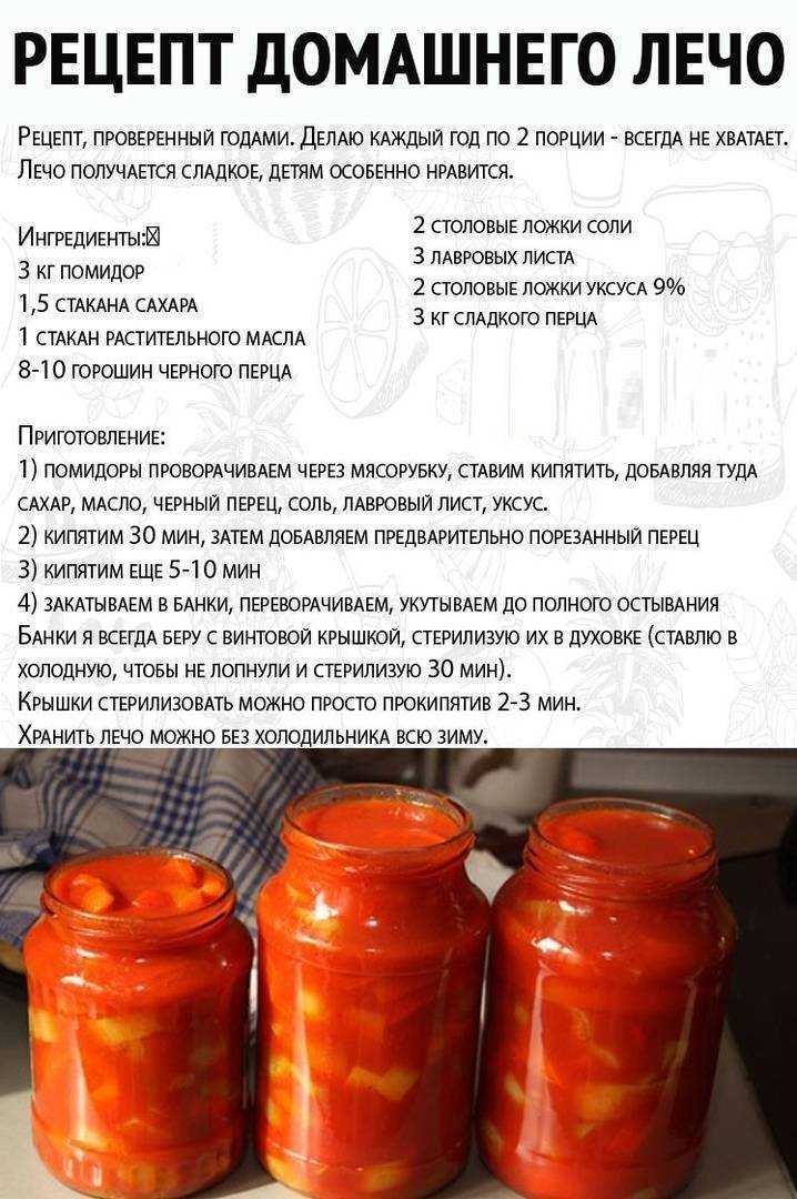 Лечо на зиму: классические пошаговые рецепты