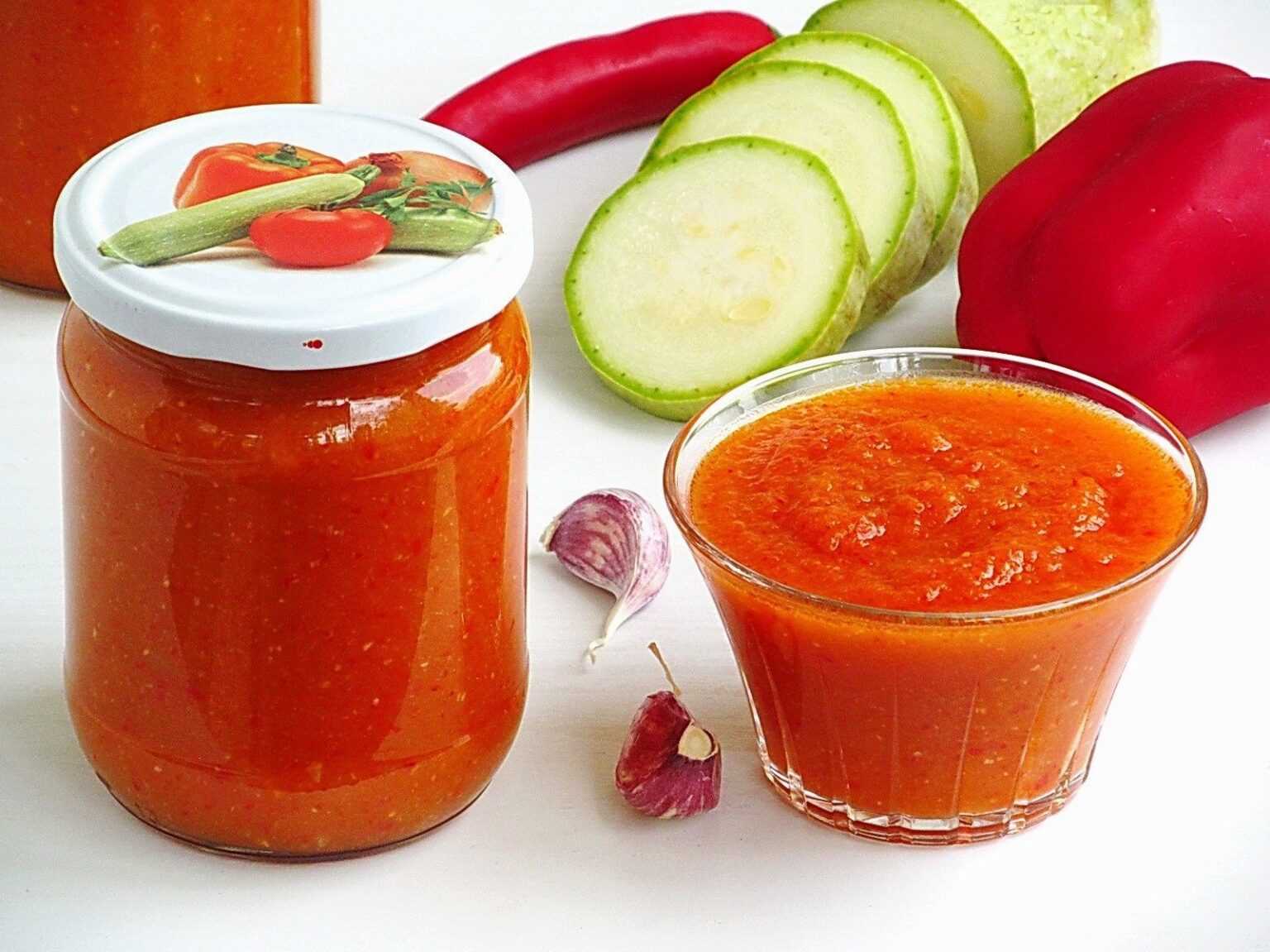 Аджика из кабачков острая: рецепты приготовления на зиму