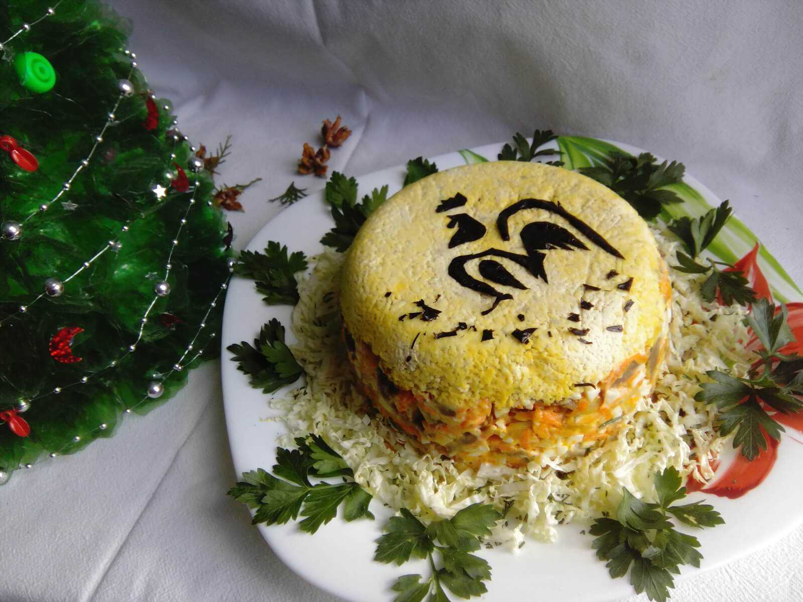 Салат «граф»: пошаговый рецепт со свеклой и курицей + пошаговое фото приготовления