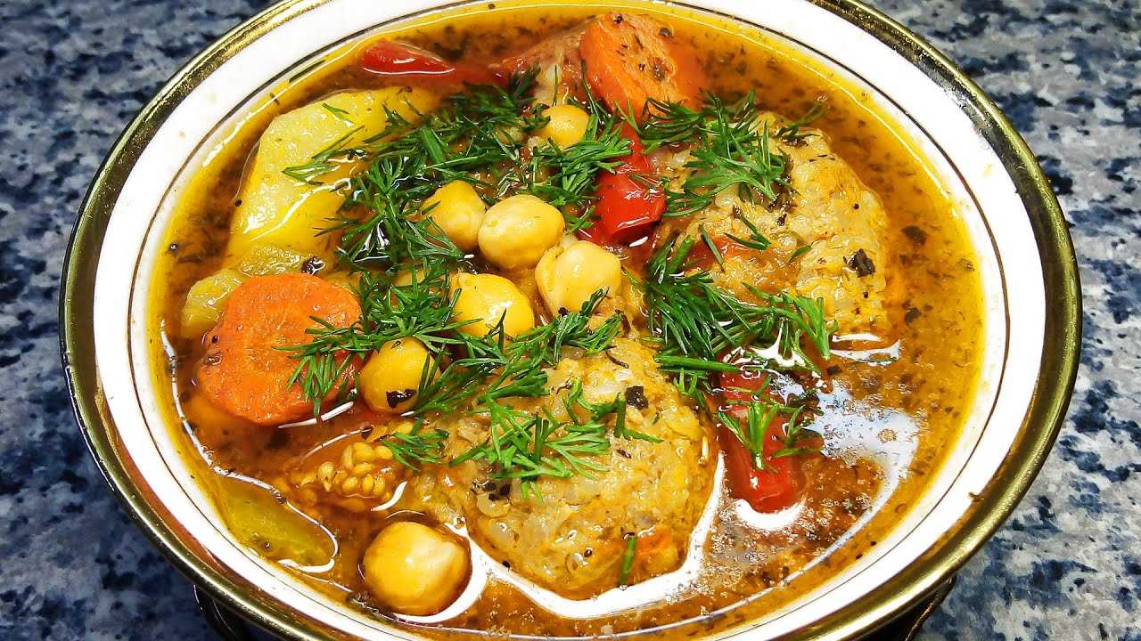 Суп с курицей и нутом – самый вкусный рецепт