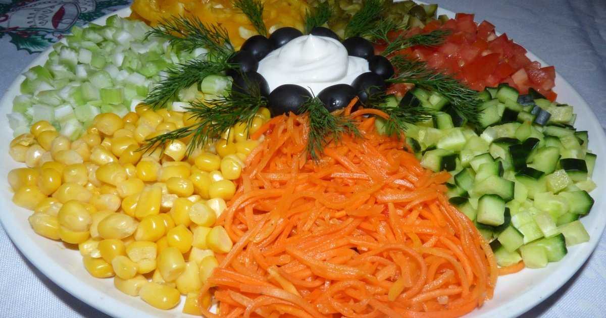Салат с мясом «цветик семицветик» - как приготовить, фото пошагово